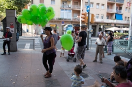 Msica i globus al Passeig Fabra i Puig