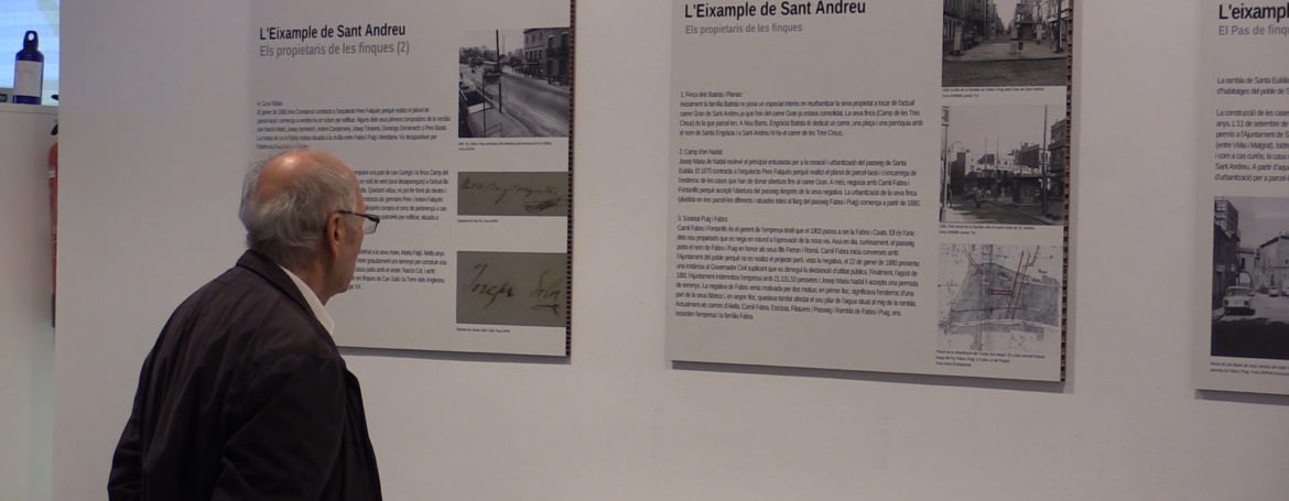 Una exposici mostra l'origen i evoluci dels 150 anys del passeig de Fabra i Puig i el seu entorn