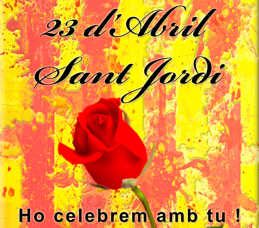Sant Jordi 'ho celebrem amb tu'