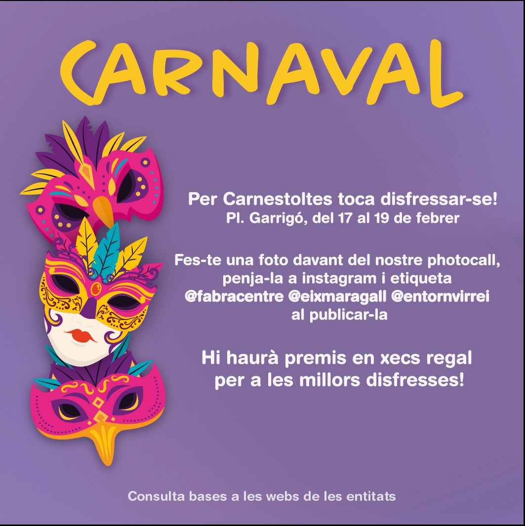 Por Carnaval toca disfrazarse