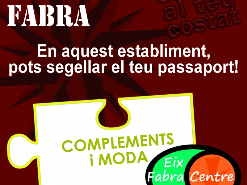 Para viajar por Fabra Centre... necesitas pasaporte! (3)