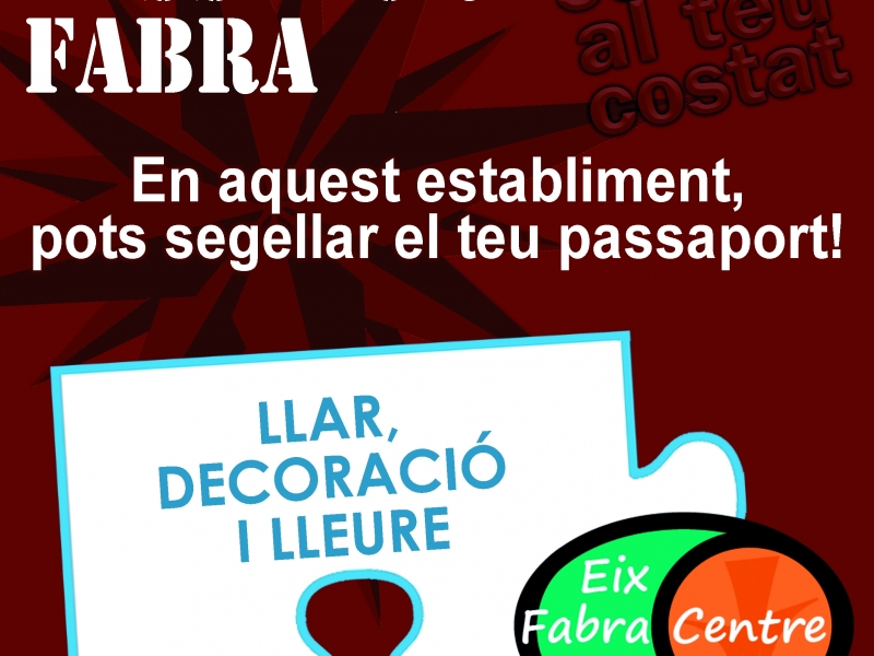 Para viajar por Fabra Centre... necesitas pasaporte! (5)