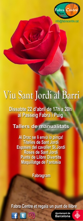 A Sant Jordi, vine a enamorar-te de Fabra!