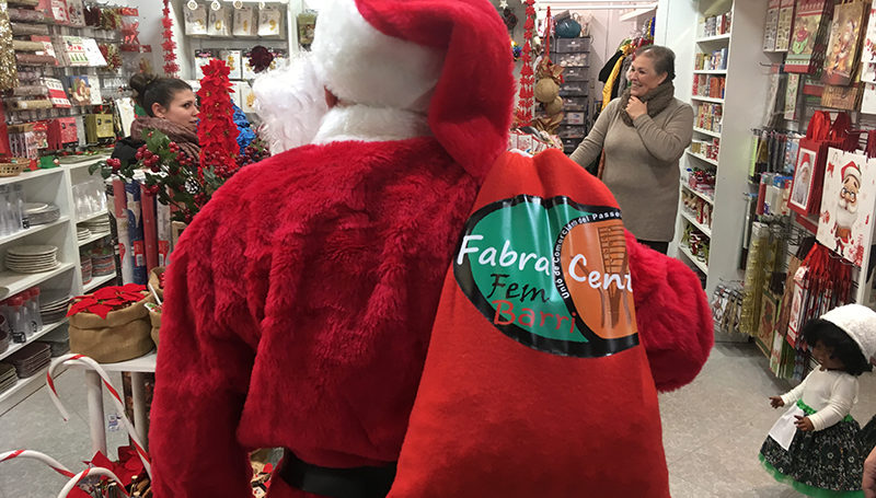 Papa Noel en Fabra 2018